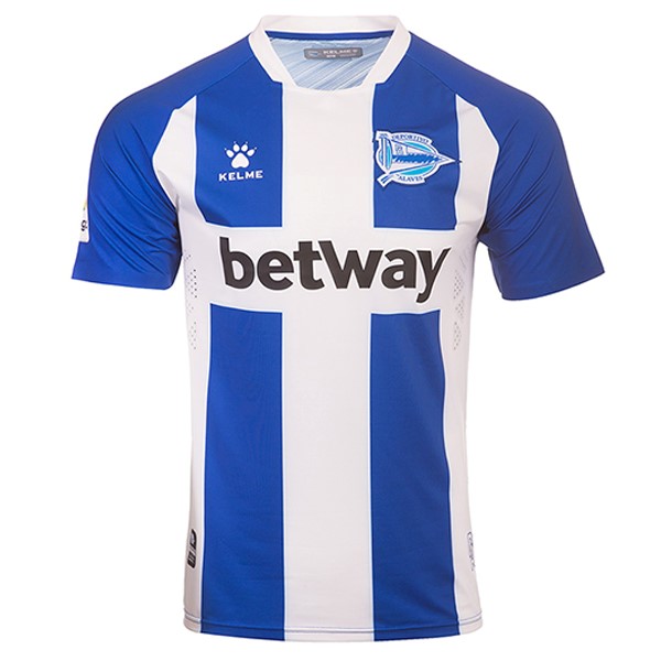 Thailand Trikot Alavés Heim 2019-20 Blau Fussballtrikots Günstig